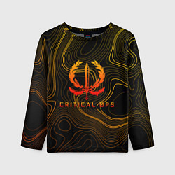 Лонгслив детский Critical ops - абстракция, цвет: 3D-принт