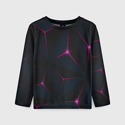 Лонгслив детский Розовое созвездие, цвет: 3D-принт