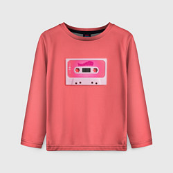 Лонгслив детский BTS cassette, цвет: 3D-принт