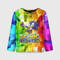 Лонгслив детский Sonic Colours - Hedgehog - Video game, цвет: 3D-принт