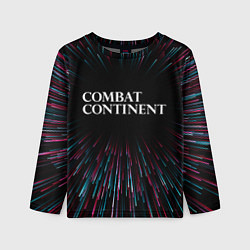 Лонгслив детский Combat Continent infinity, цвет: 3D-принт