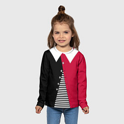 Лонгслив детский Праздничный новогодний карнавальный костюм Буратин, цвет: 3D-принт — фото 2