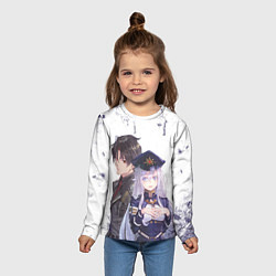 Лонгслив детский Синъэй и Владилена - 86, цвет: 3D-принт — фото 2