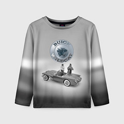 Лонгслив детский Buick Wildcat - cabriolet - Retro, цвет: 3D-принт