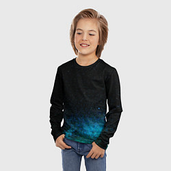 Лонгслив детский Deep stars, цвет: 3D-принт — фото 2