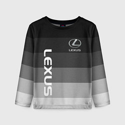 Детский лонгслив Lexus серый градиент