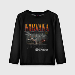 Лонгслив детский Nirvana heart shaped box, цвет: 3D-принт