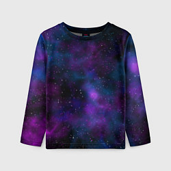 Лонгслив детский Космос с галактиками, цвет: 3D-принт