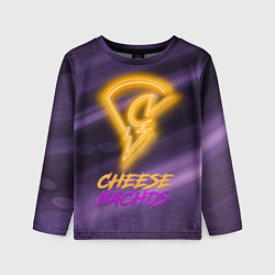 Лонгслив детский Cheese Nachos, цвет: 3D-принт