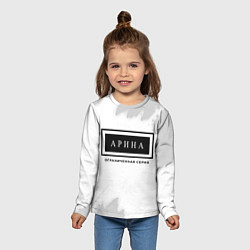 Лонгслив детский Арина: ограниченная серия, цвет: 3D-принт — фото 2