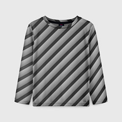 Лонгслив детский Полоса объемная, цвет: 3D-принт