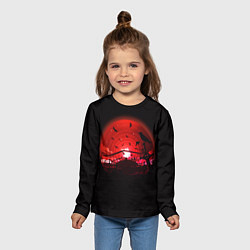 Лонгслив детский Кружащие вороны, цвет: 3D-принт — фото 2
