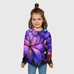Лонгслив детский Лепестки Снов, цвет: 3D-принт — фото 2