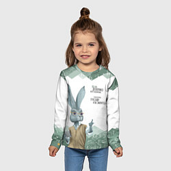 Лонгслив детский Препод в институте, цвет: 3D-принт — фото 2