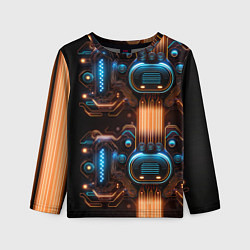 Лонгслив детский Силовой электрический доспех, цвет: 3D-принт