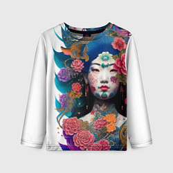 Детский лонгслив Japan style - tattoo - art