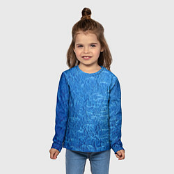 Лонгслив детский Абстрактный паттерн, цвет: 3D-принт — фото 2