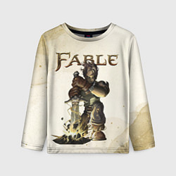 Лонгслив детский Fable, цвет: 3D-принт