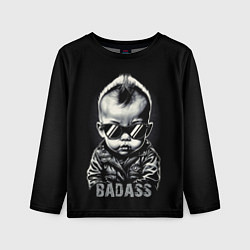 Детский лонгслив Badass