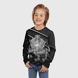 Лонгслив детский Пограничные войска - броня, цвет: 3D-принт — фото 2