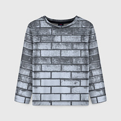 Лонгслив детский Grey wall, цвет: 3D-принт