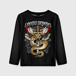Лонгслив детский Lynyrd Skynyrd - южный рок, цвет: 3D-принт