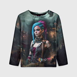 Лонгслив детский Fantasy Jinx Art Arcane League of Legends, цвет: 3D-принт
