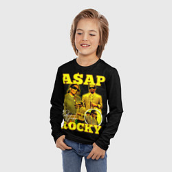 Лонгслив детский Asap Rocky, rapper, цвет: 3D-принт — фото 2