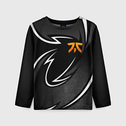 Лонгслив детский Fnatic - white line, цвет: 3D-принт