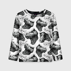 Лонгслив детский Тиранозавр Рекс, цвет: 3D-принт