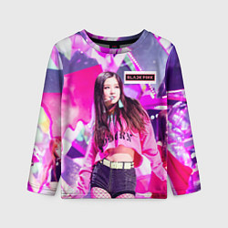 Лонгслив детский Rose Blackpink, цвет: 3D-принт