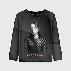 Лонгслив детский Jisoo black, цвет: 3D-принт