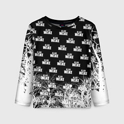 Лонгслив детский Алан Вейк узор, цвет: 3D-принт