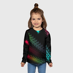 Лонгслив детский Звездный салют, цвет: 3D-принт — фото 2