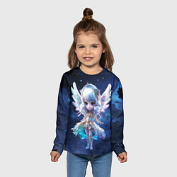 Лонгслив детский Симпатичная фея, цвет: 3D-принт — фото 2