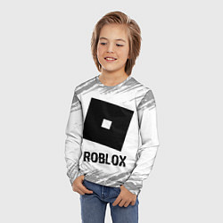 Лонгслив детский Roblox glitch на светлом фоне, цвет: 3D-принт — фото 2