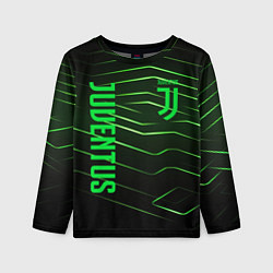 Детский лонгслив Juventus 2 green logo