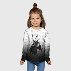 Лонгслив детский Демоническое презрение, цвет: 3D-принт — фото 2