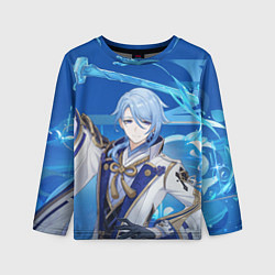 Лонгслив детский Kamisato Ayato Genshin Impact, цвет: 3D-принт