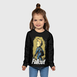 Лонгслив детский Fallout boy, цвет: 3D-принт — фото 2