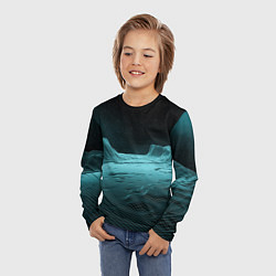 Лонгслив детский Space landscape - vaporwave, цвет: 3D-принт — фото 2