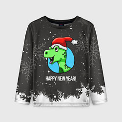 Лонгслив детский Happy new year 2024, цвет: 3D-принт