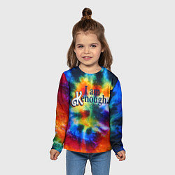 Лонгслив детский Барби - i am kenough, цвет: 3D-принт — фото 2