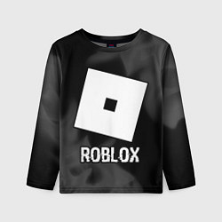 Лонгслив детский Roblox glitch на темном фоне, цвет: 3D-принт