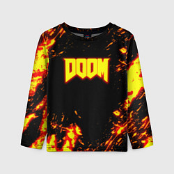 Лонгслив детский Doom огненный марс, цвет: 3D-принт