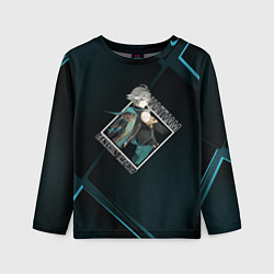 Лонгслив детский Аль-Хайтам в ромбе, цвет: 3D-принт