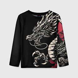 Лонгслив детский Japanese dragon - irezumi - art, цвет: 3D-принт