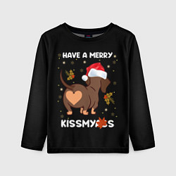 Детский лонгслив Have a merry kissmyass