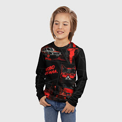 Лонгслив детский Слово котана, цвет: 3D-принт — фото 2