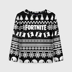 Лонгслив детский Fortnite epic games pattern, цвет: 3D-принт